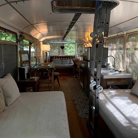 Magic Roof Top Bus With Big Bath In The Tree Forest! Mimizan-Plage Exterior foto